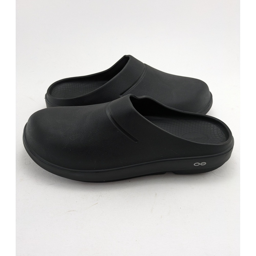 Mens OOFOS OOcloog Black Beach Outdoor Slip On Recovery Sandals 2305A Size 13